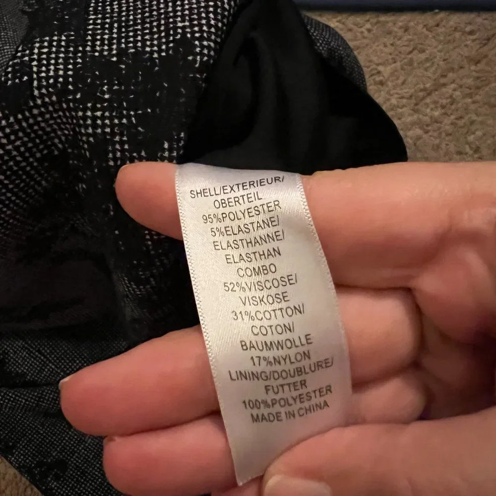 Adrianna Papell black dress 16 - Picture 7 of 8